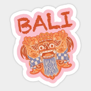 Barong Bali - Summer Holiday Funny Sticker